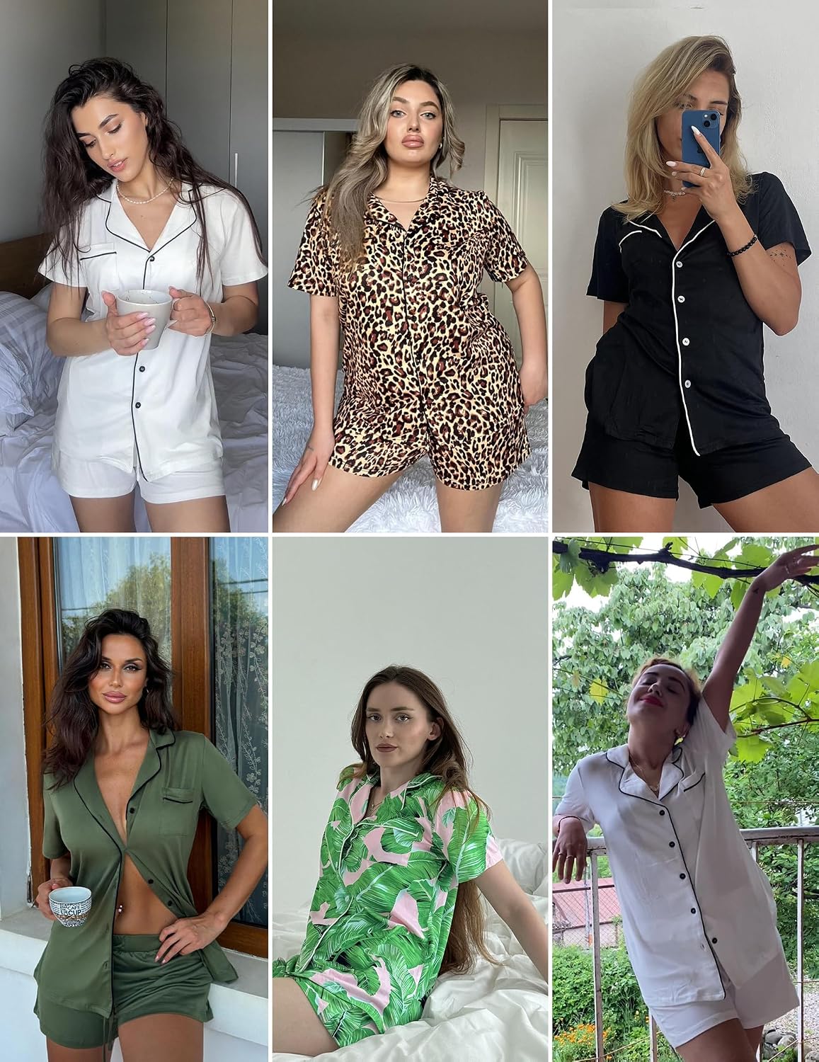 Ekouaer Pajamas Set for Women