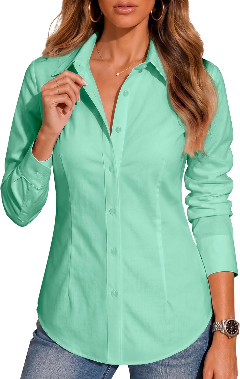 BBIBBI Blouses for Women Long
