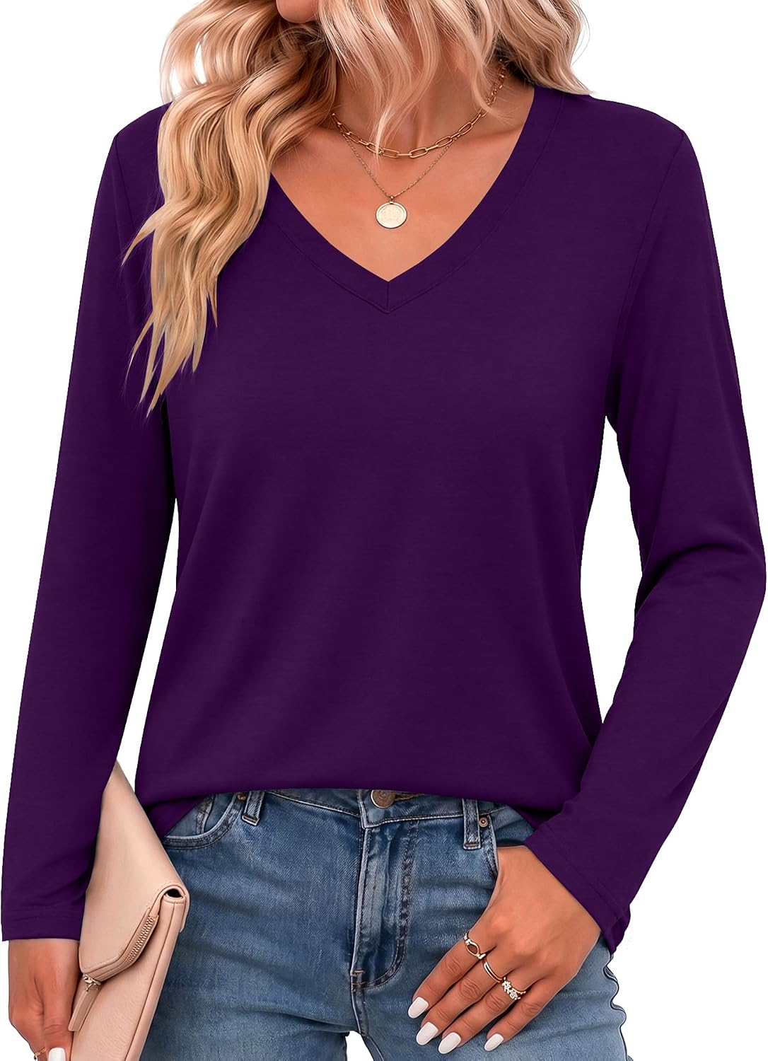 Zeagoo Womens Shirts Long Sleeve