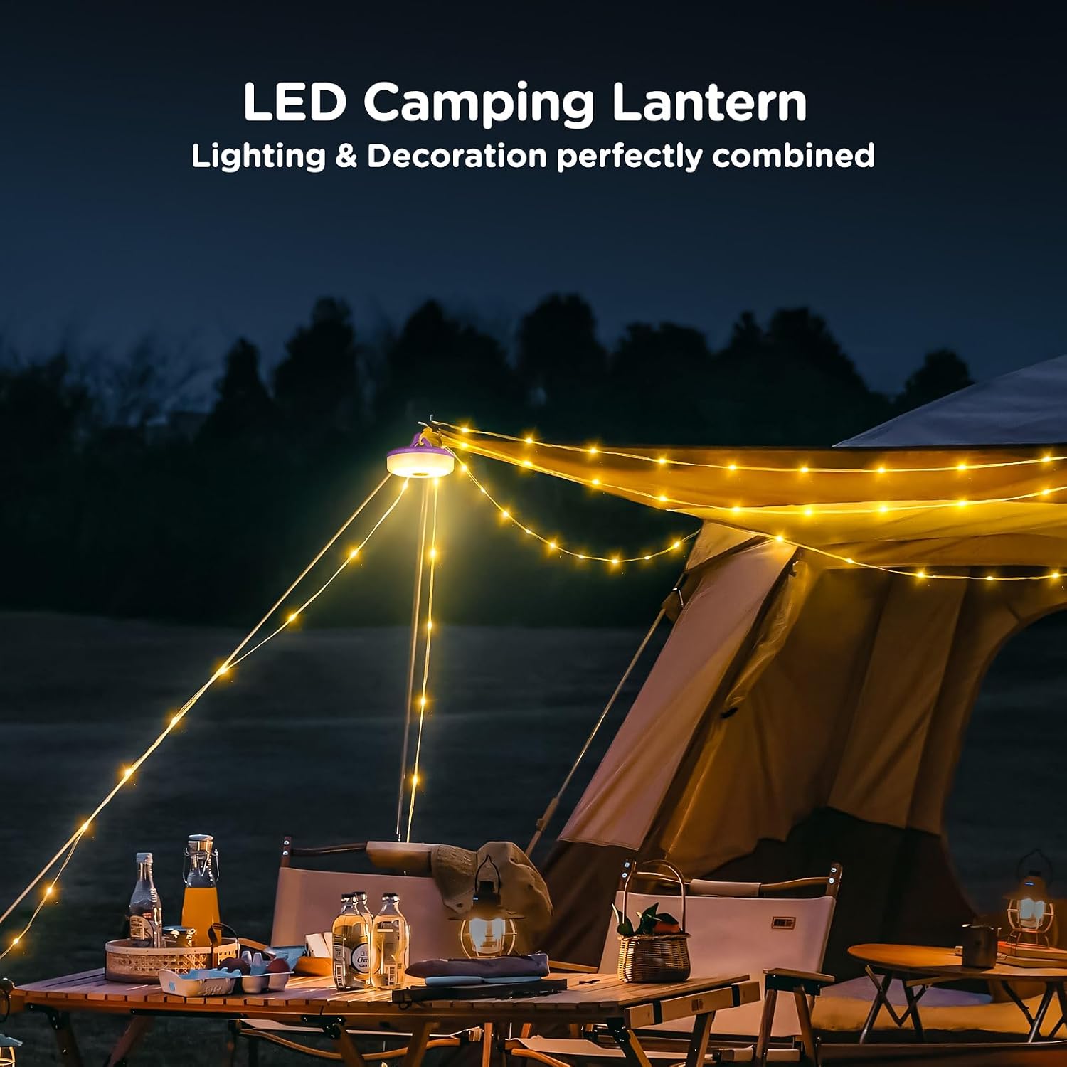 OGERY Camping String Lights 4