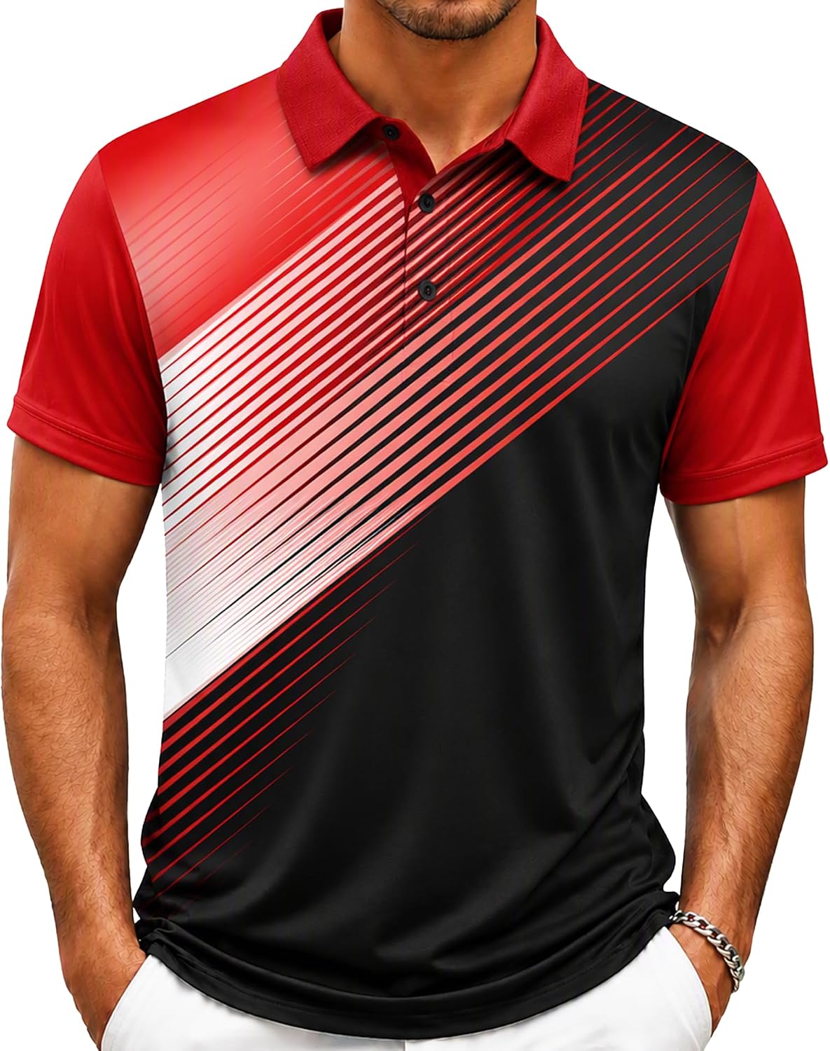 ZITY Mens Golf Shirt Short Sleeve Athletic Casual Work Collared Polo Tshirt