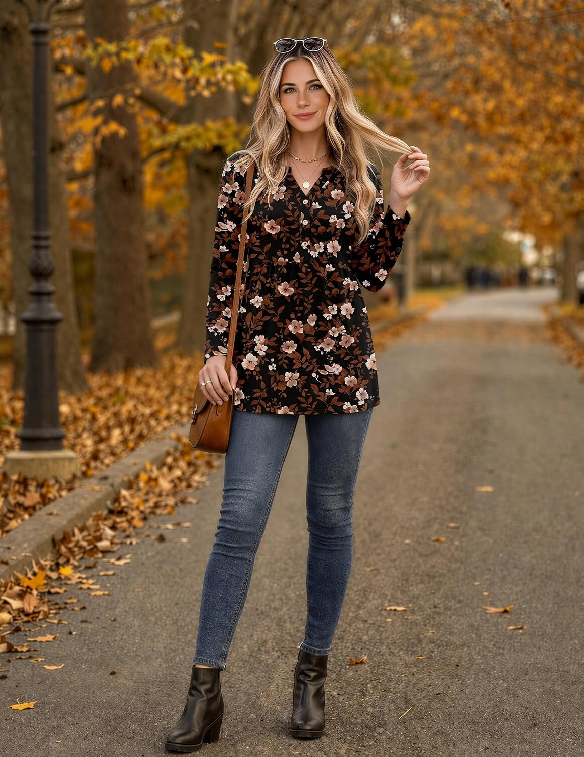 Zeagoo Women Blouses Long Sleeve