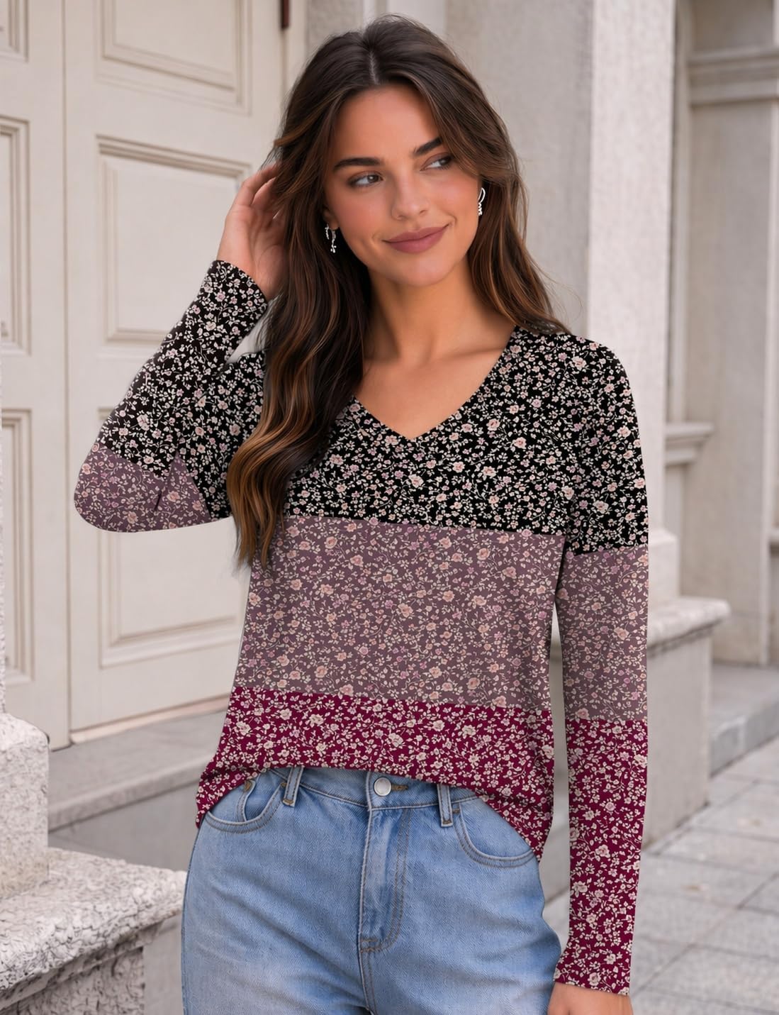 Zeagoo Womens Shirts Long Sleeve