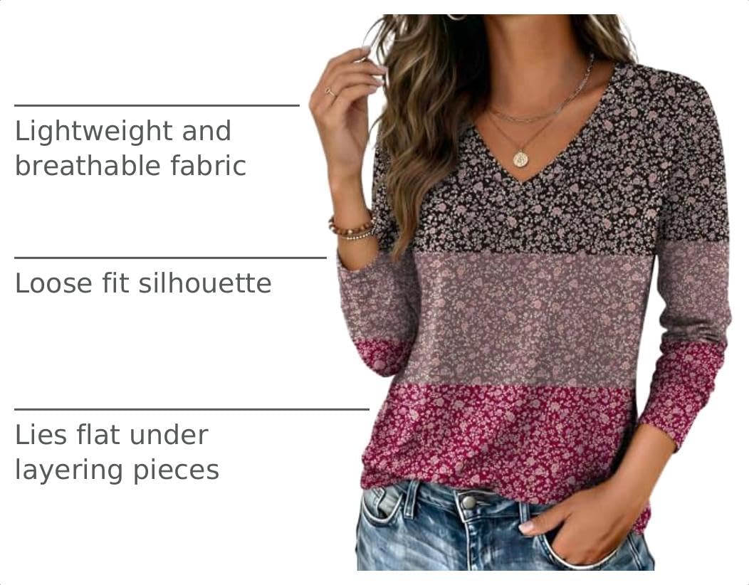 Zeagoo Womens Shirts Long Sleeve