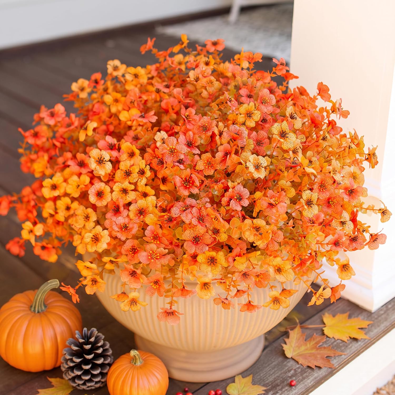 HyeFlora Artificial Fall Flowers Faux