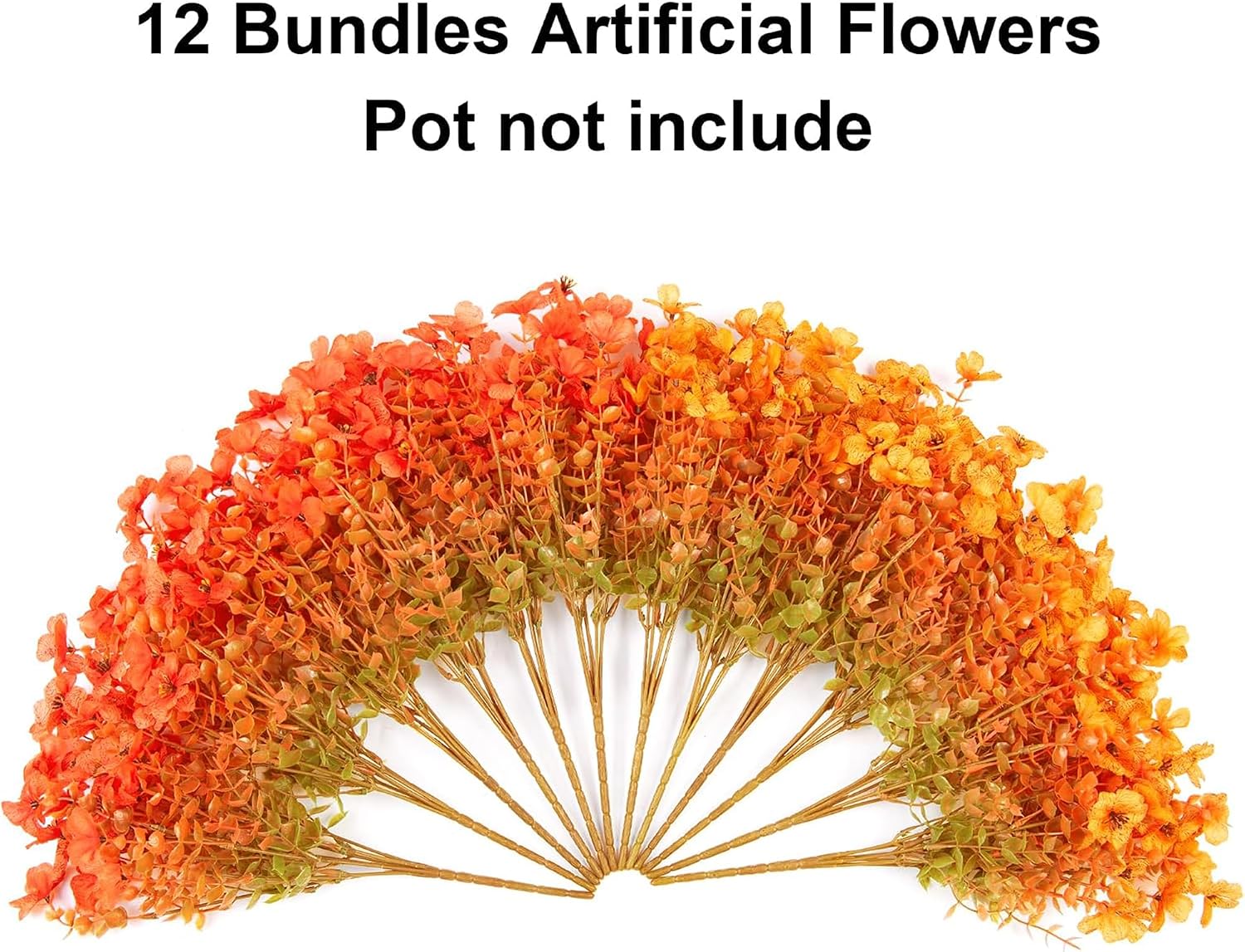 HyeFlora Artificial Fall Flowers Faux