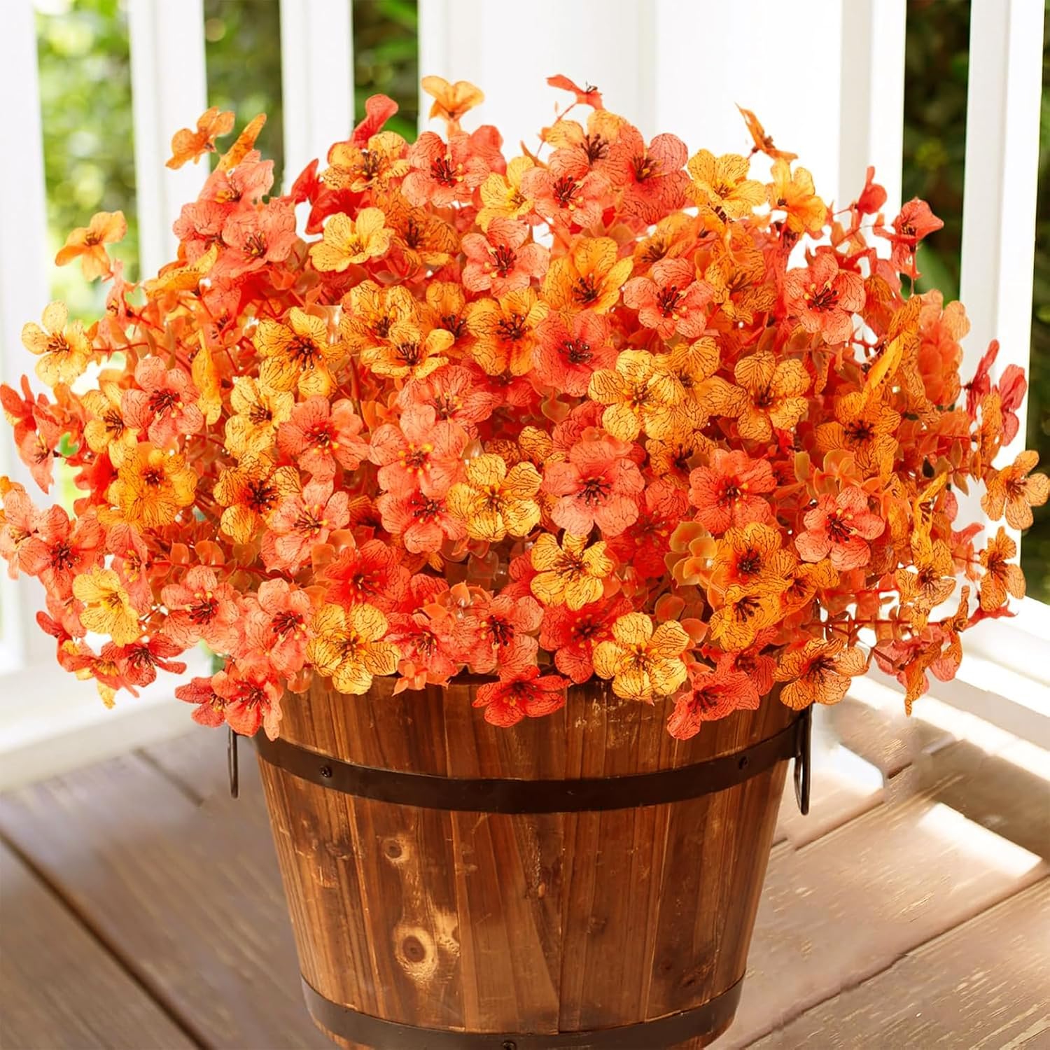 HyeFlora Artificial Fall Flowers Faux