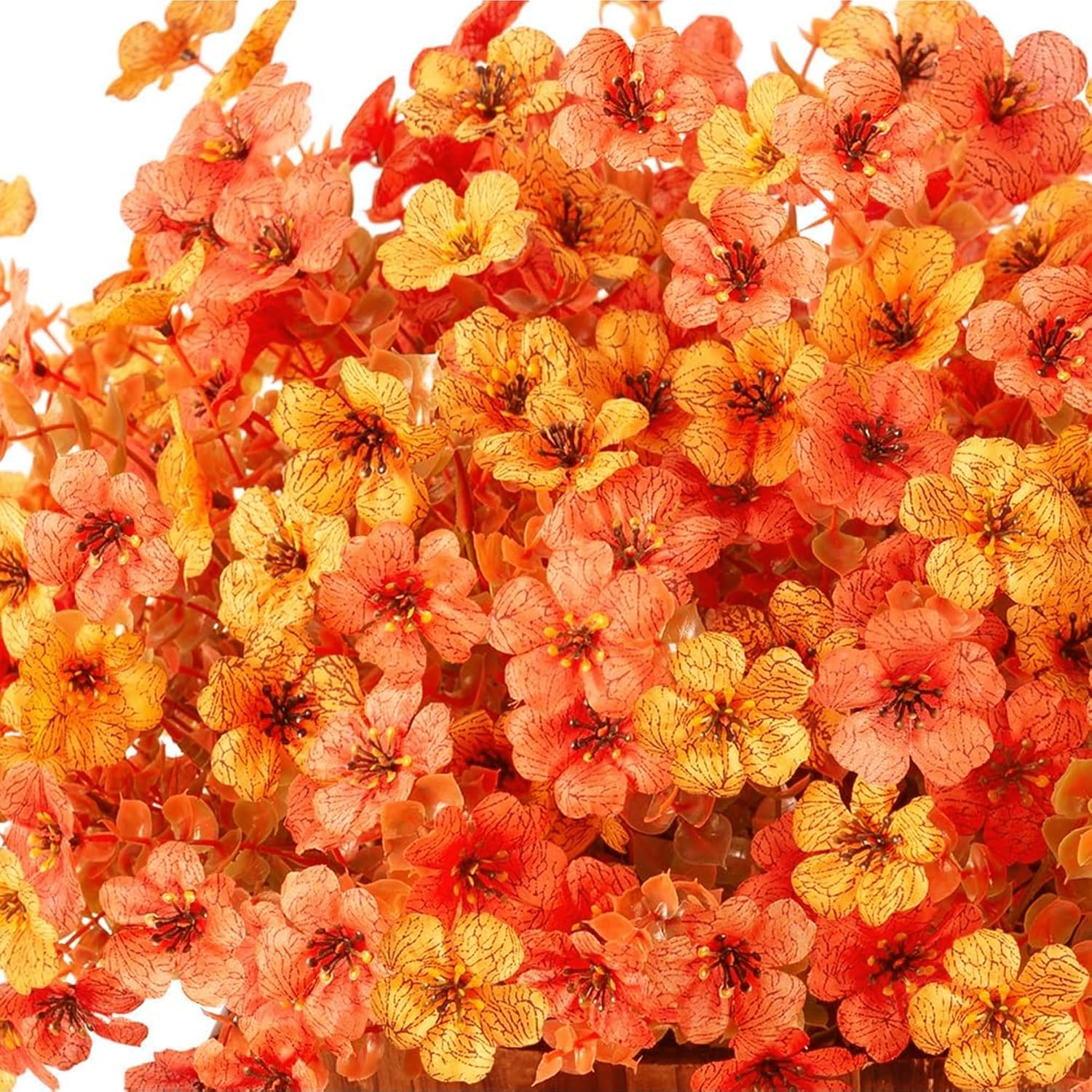 HyeFlora Artificial Fall Flowers Faux
