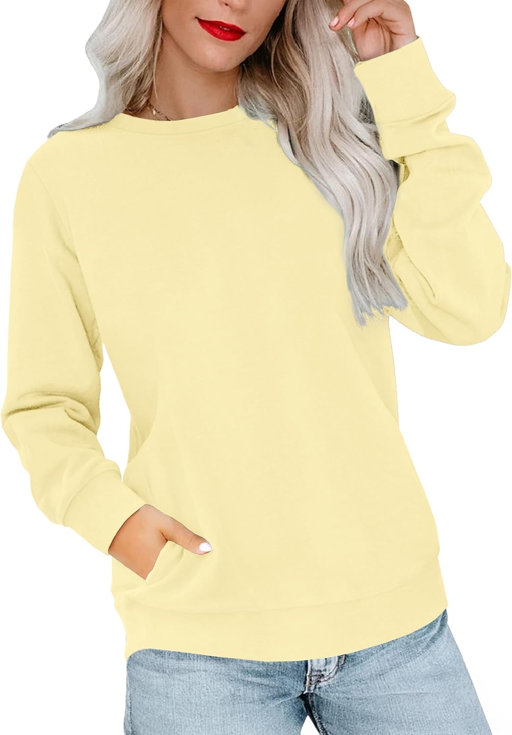 RUMIA Crewneck Fall Sweatshirt