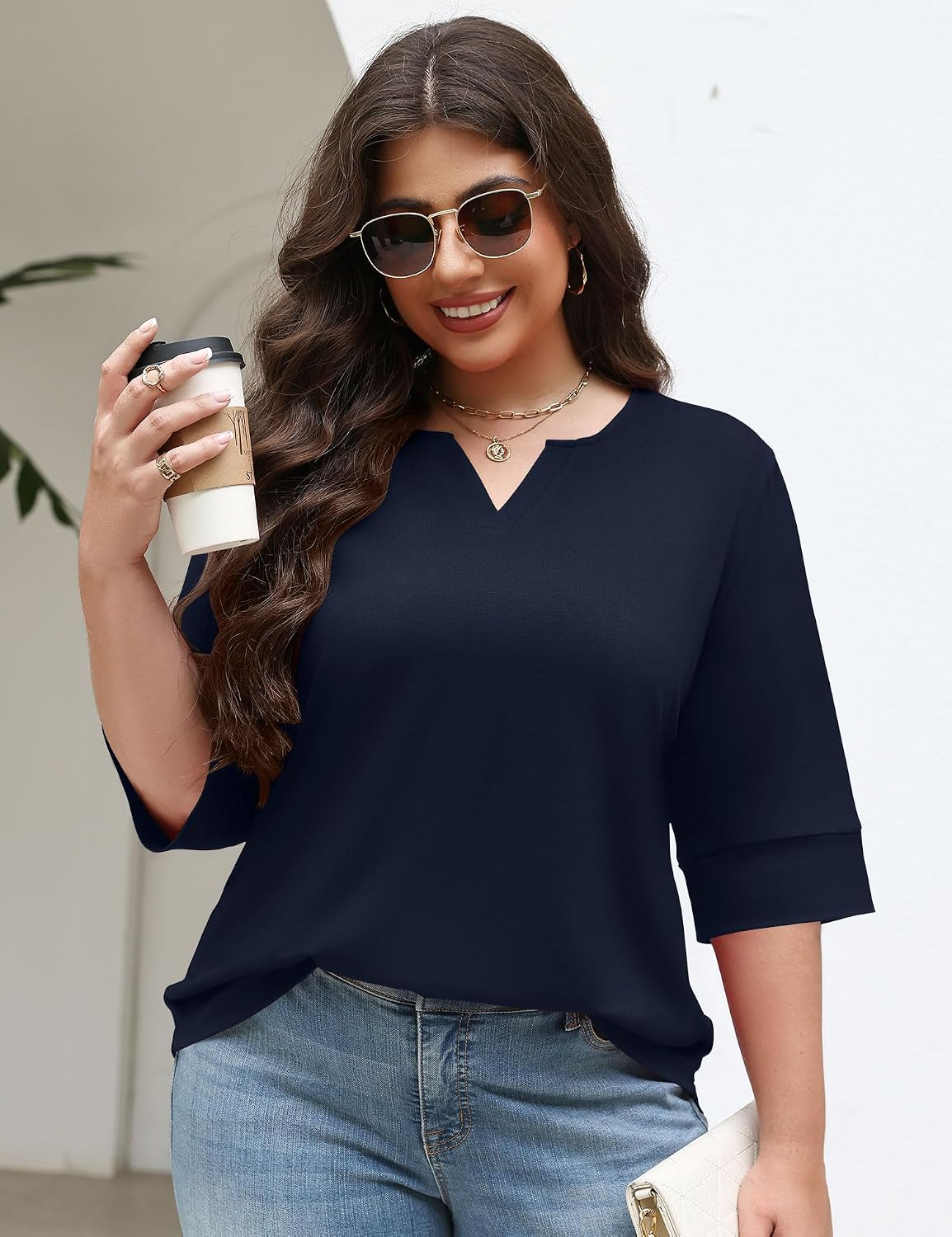 TFSDOD Plus Size Tops