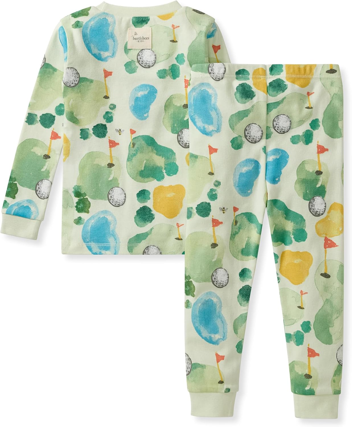 Burt's Bees Baby Organic Cotton Pajamas for Boys, Toddler PJ Set - Image 2