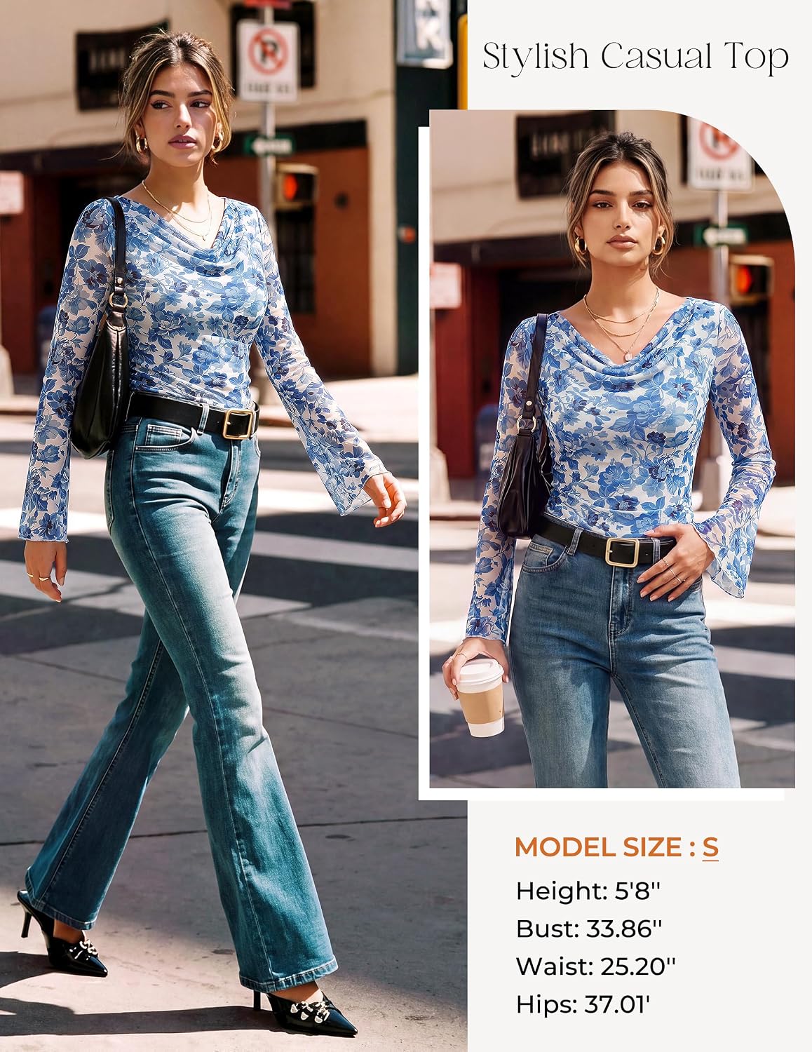 GRACE KARIN Women Boho Mesh