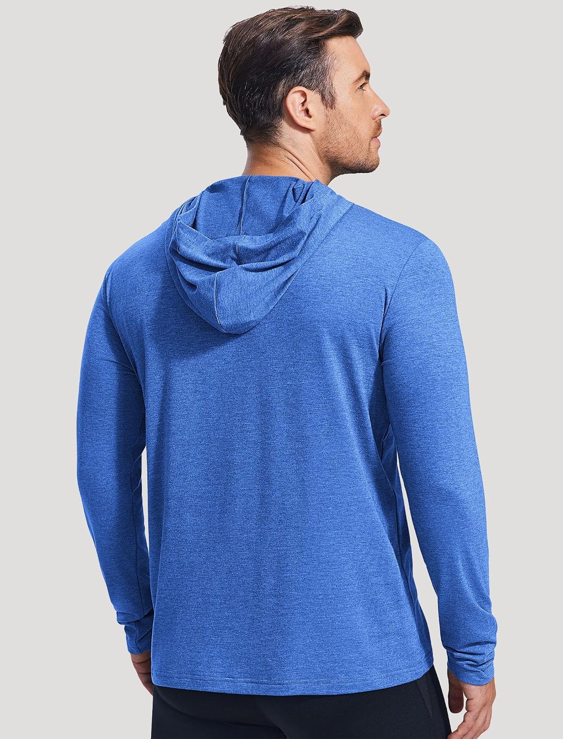 PINSPARK Men's Lightweight Pullover Hoodie Long Sleeve Sweatshirt - Image 2