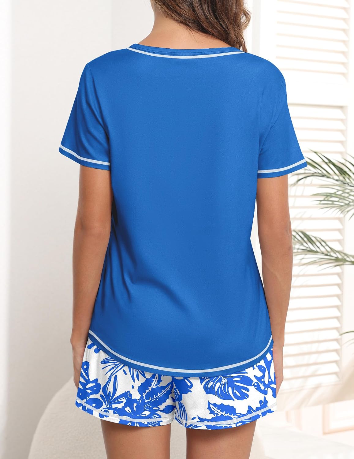 Ekouaer Women's Pajamas Sets Short