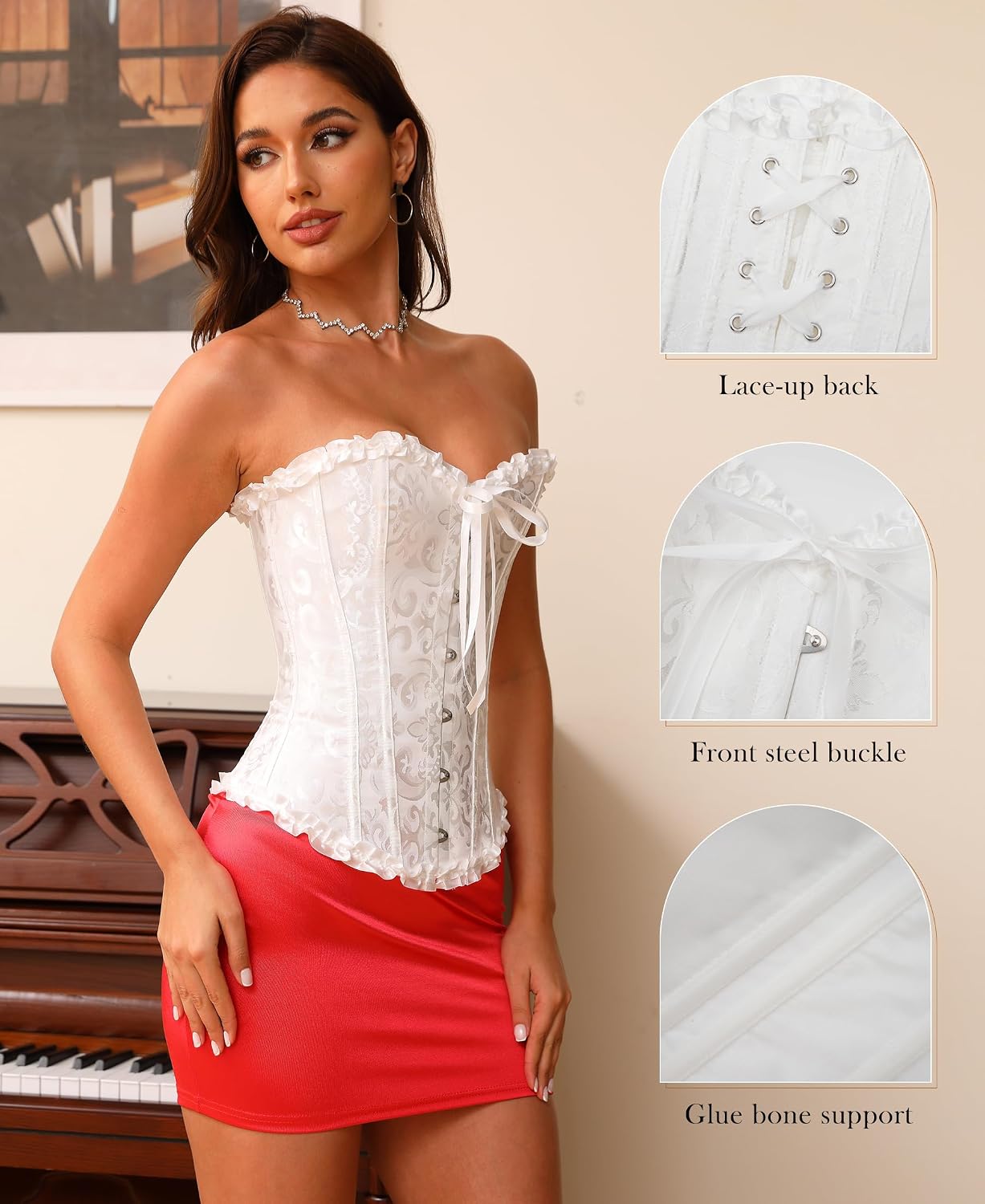 Bustier Corset Top for Women
