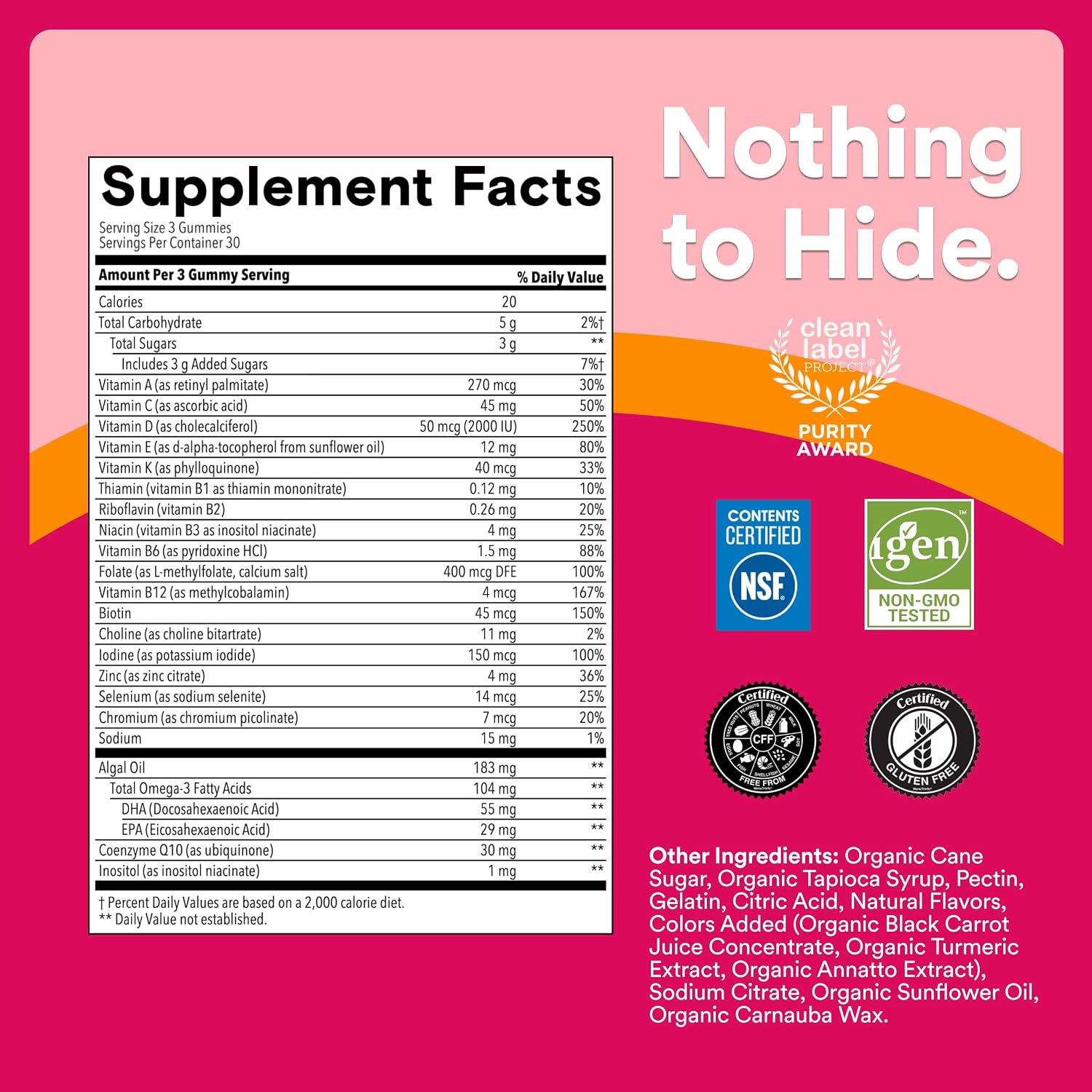 SmartyPants Women's Multivitamin Gummies, Vitamin