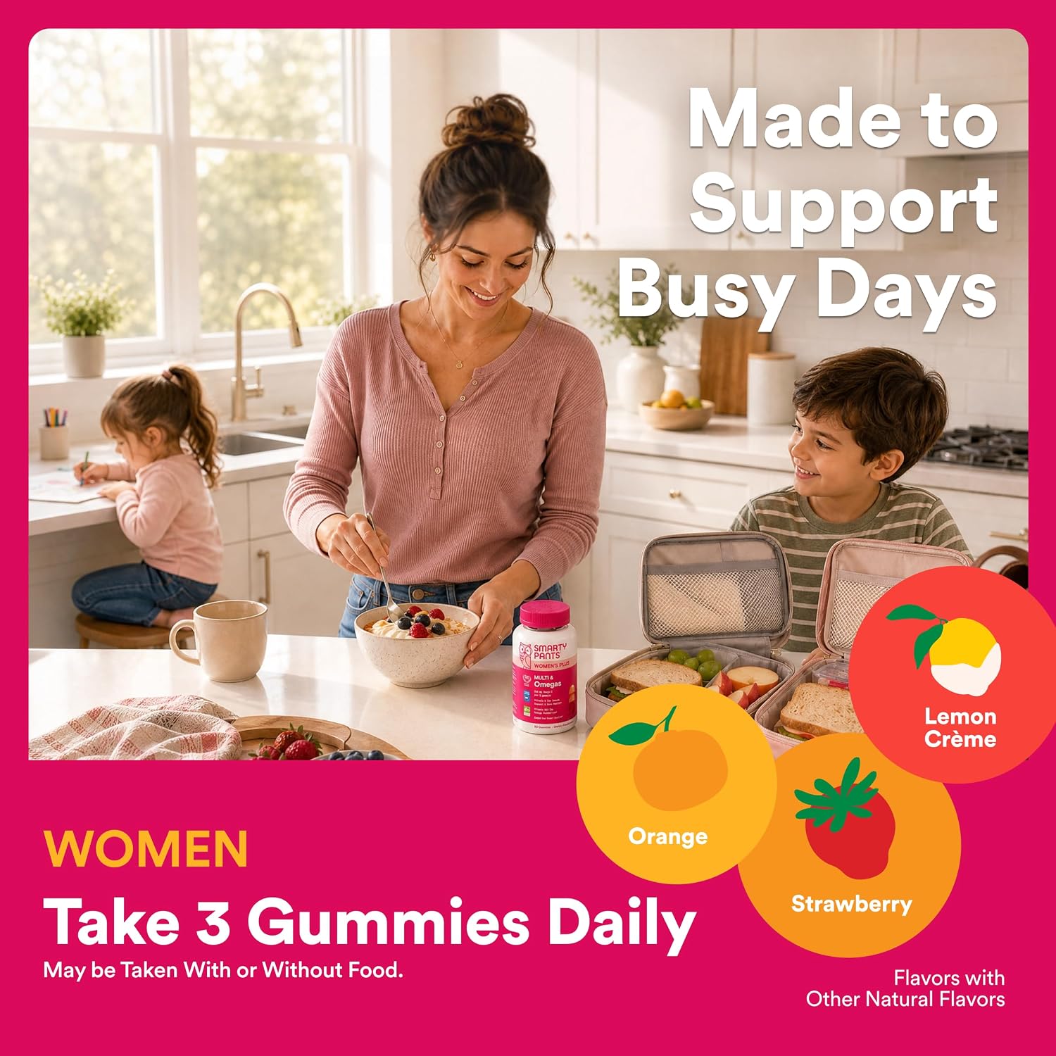 SmartyPants Women's Multivitamin Gummies, Vitamin