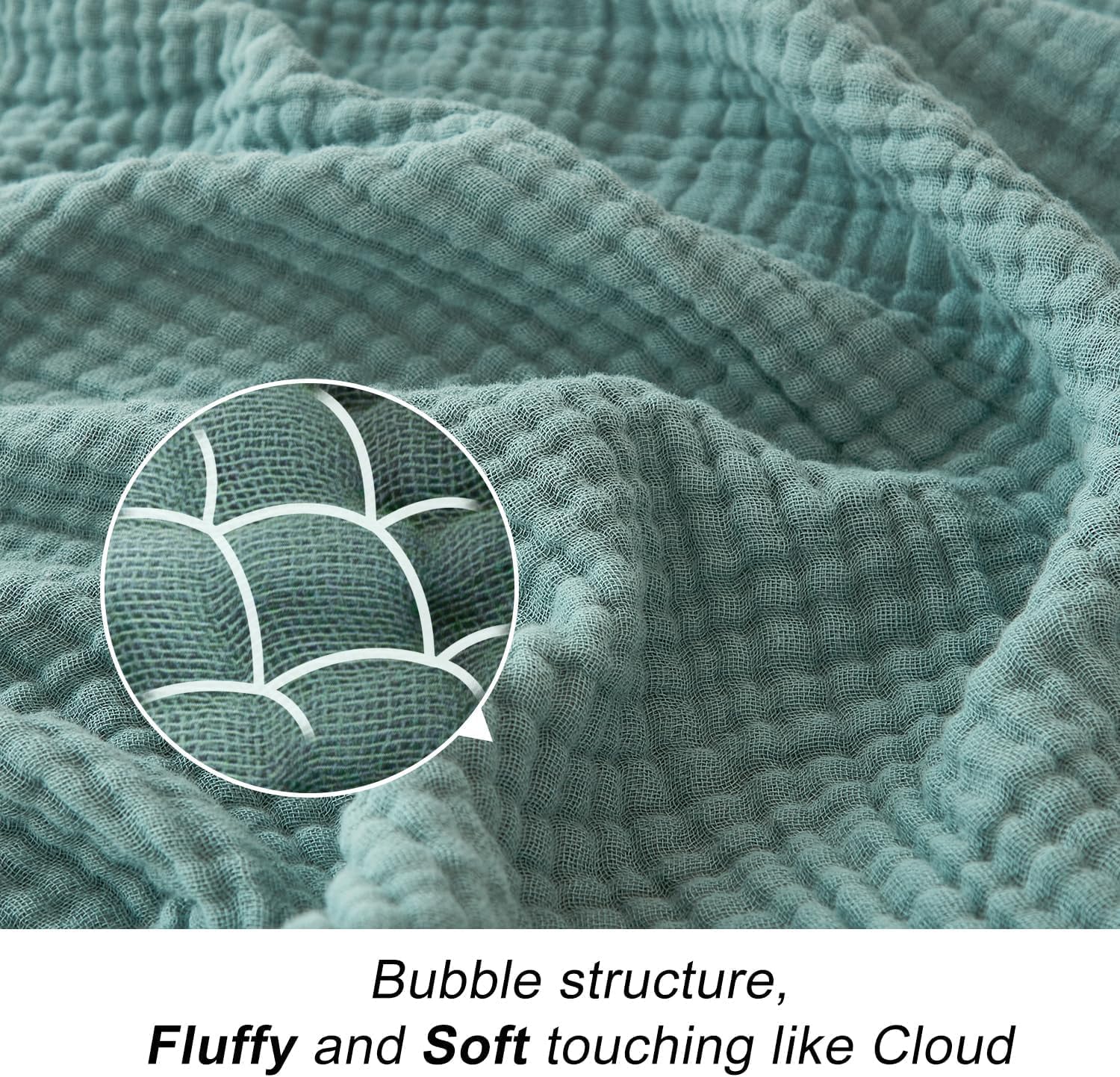 EMME Muslin Throw Blankets