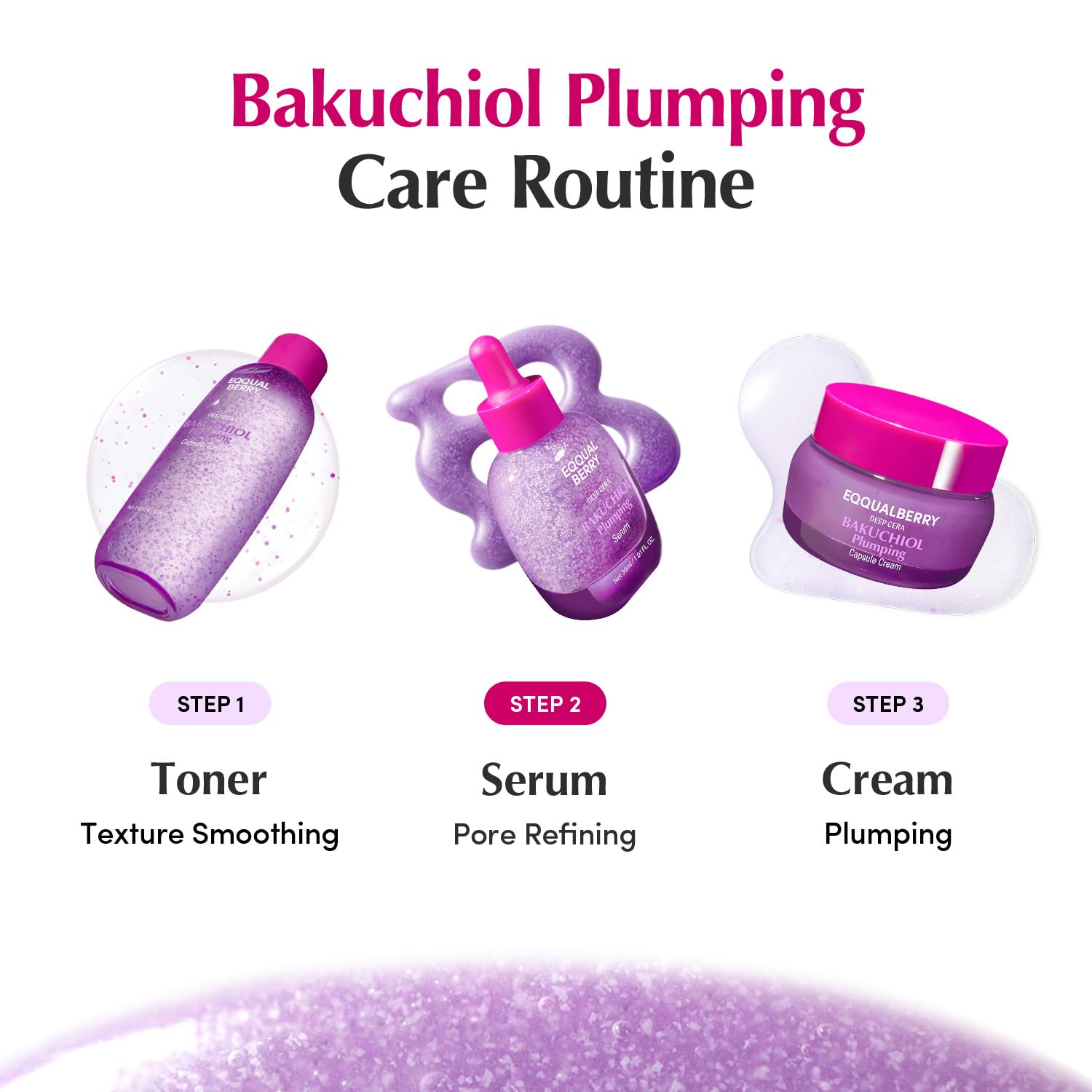 EQQUALBERRY Bakuchiol Plumping Serum