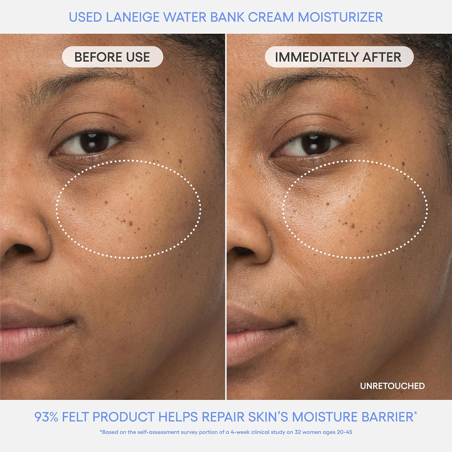 LANEIGE Water Bank Blue Hyaluronic Acid Cream Daily Face Moisturizer - Image 6