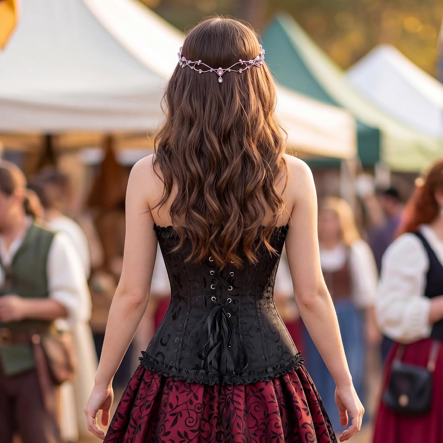Women's Victorian Overbust Corset Top