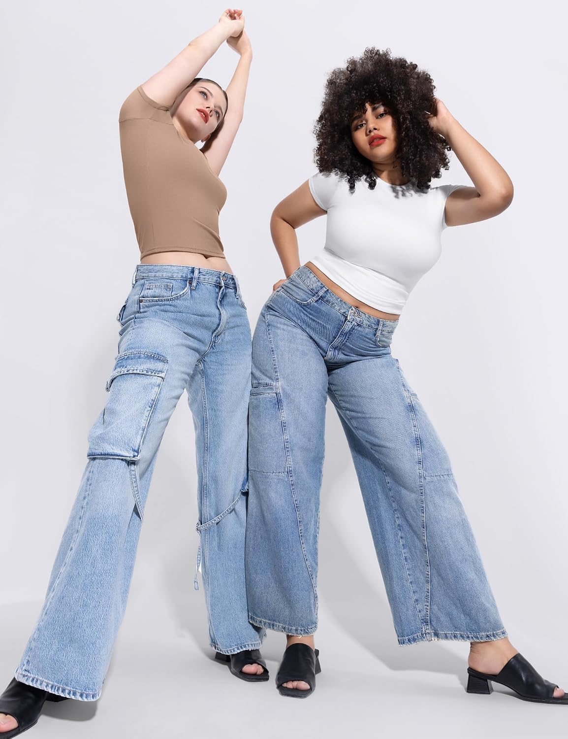 PUMIEY Women's Crew Neck Short
