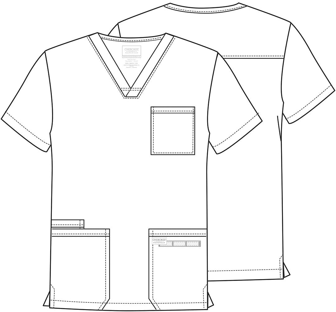 Cherokee WW Professionals Men's V-Neck