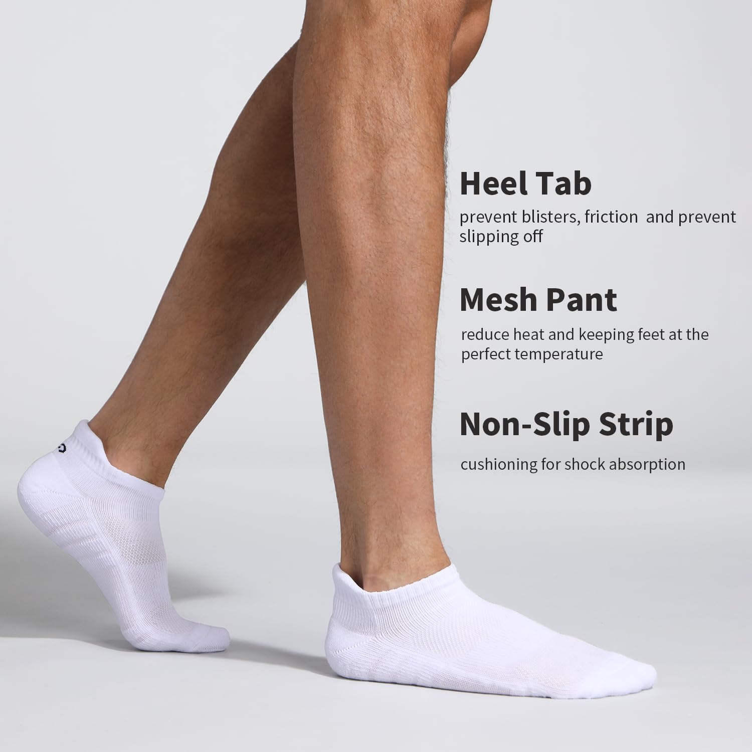 Lapulas Athletic Running Ankle Socks