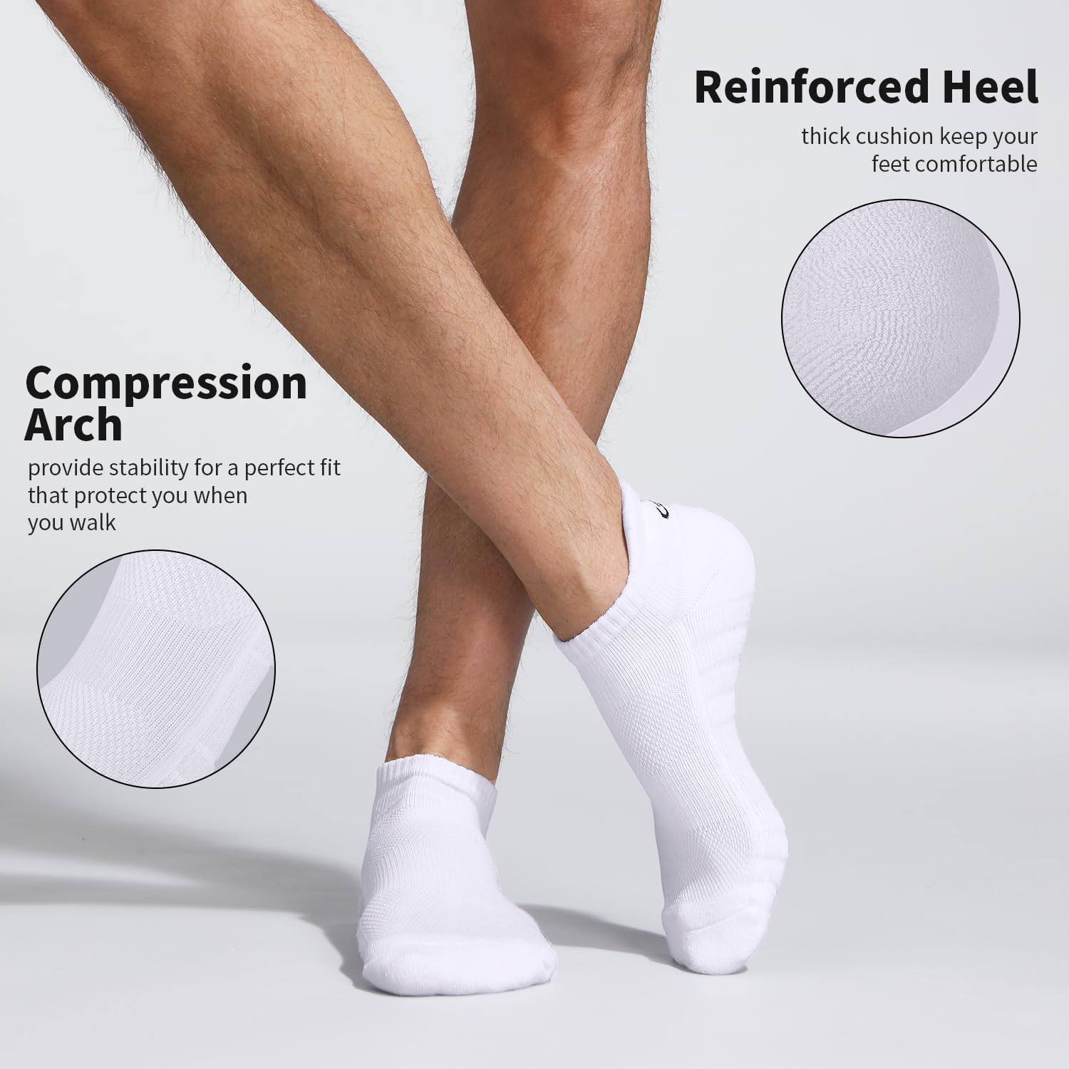 Lapulas Athletic Running Ankle Socks