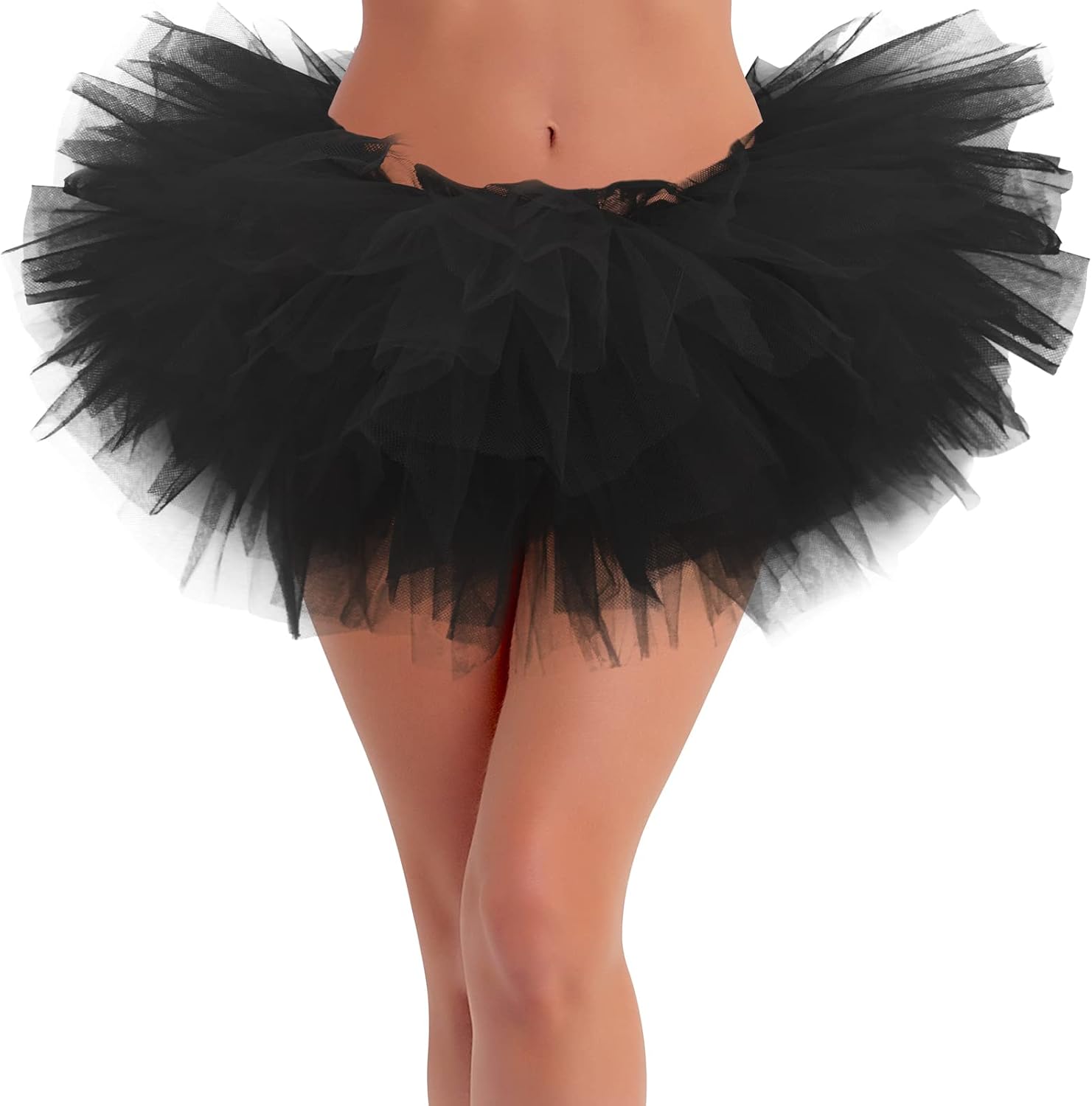 Sarfel Tutus for Women 5 Layered Adult Tutu Skirts for Women Fluffy Skirt