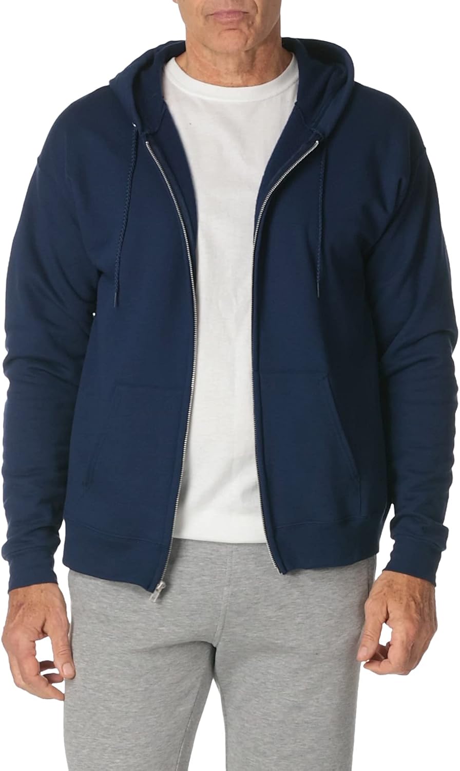 Hanes Men's Zip-up Hoodie, Ecosmart