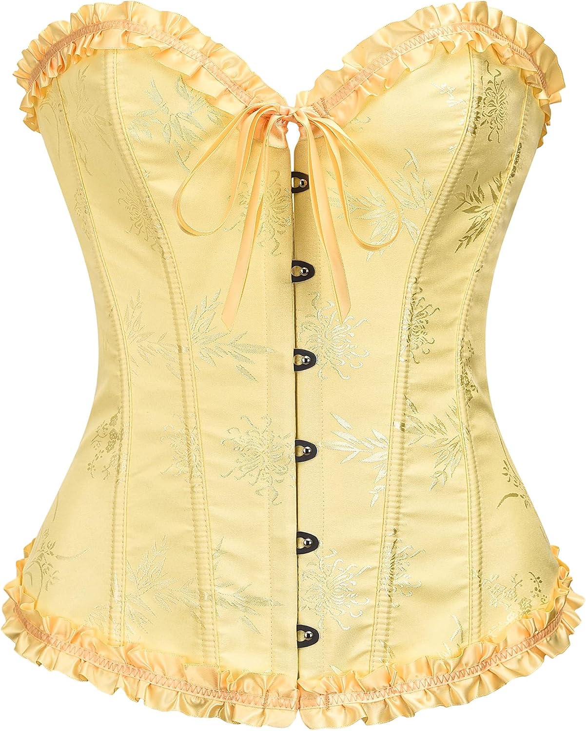 SZIVYSHI 14-Bone Overbust Corset Top