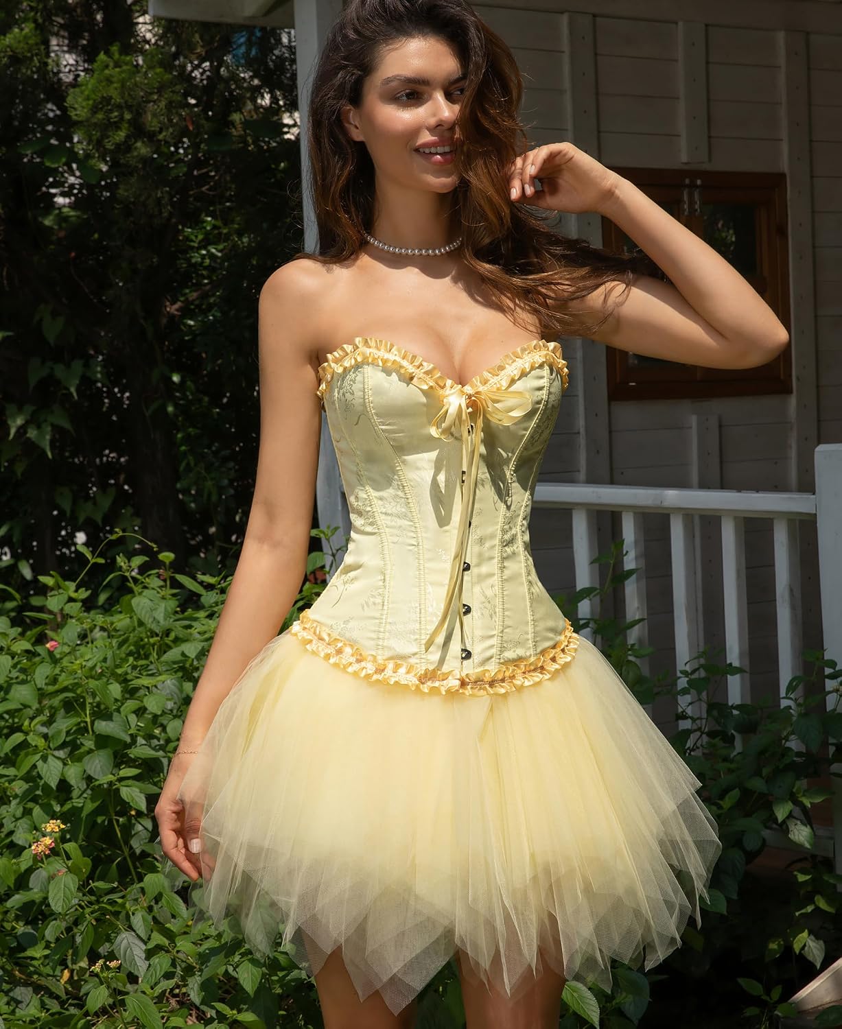 SZIVYSHI 14-Bone Overbust Corset Top - Image 4