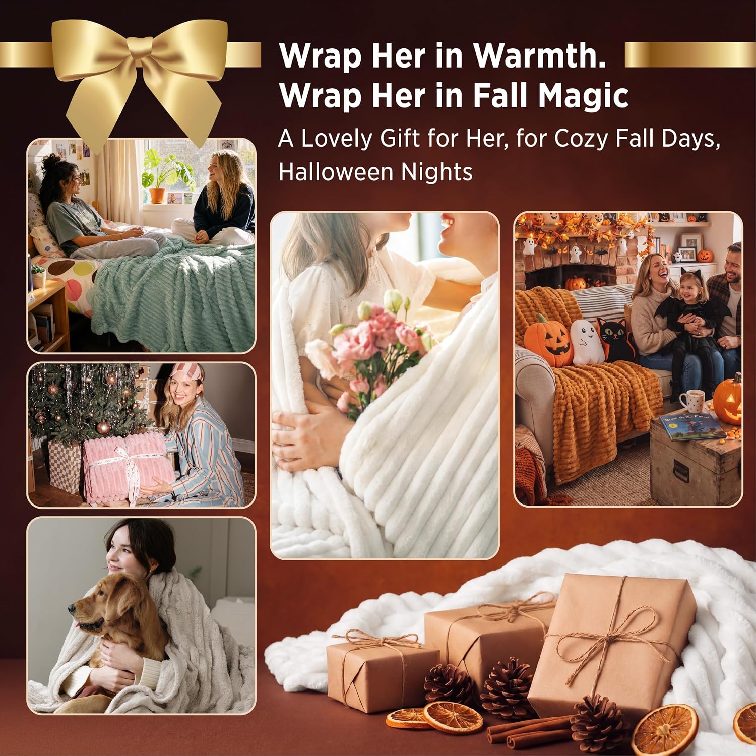 Bedsure GentleSoft White Throw Blanket