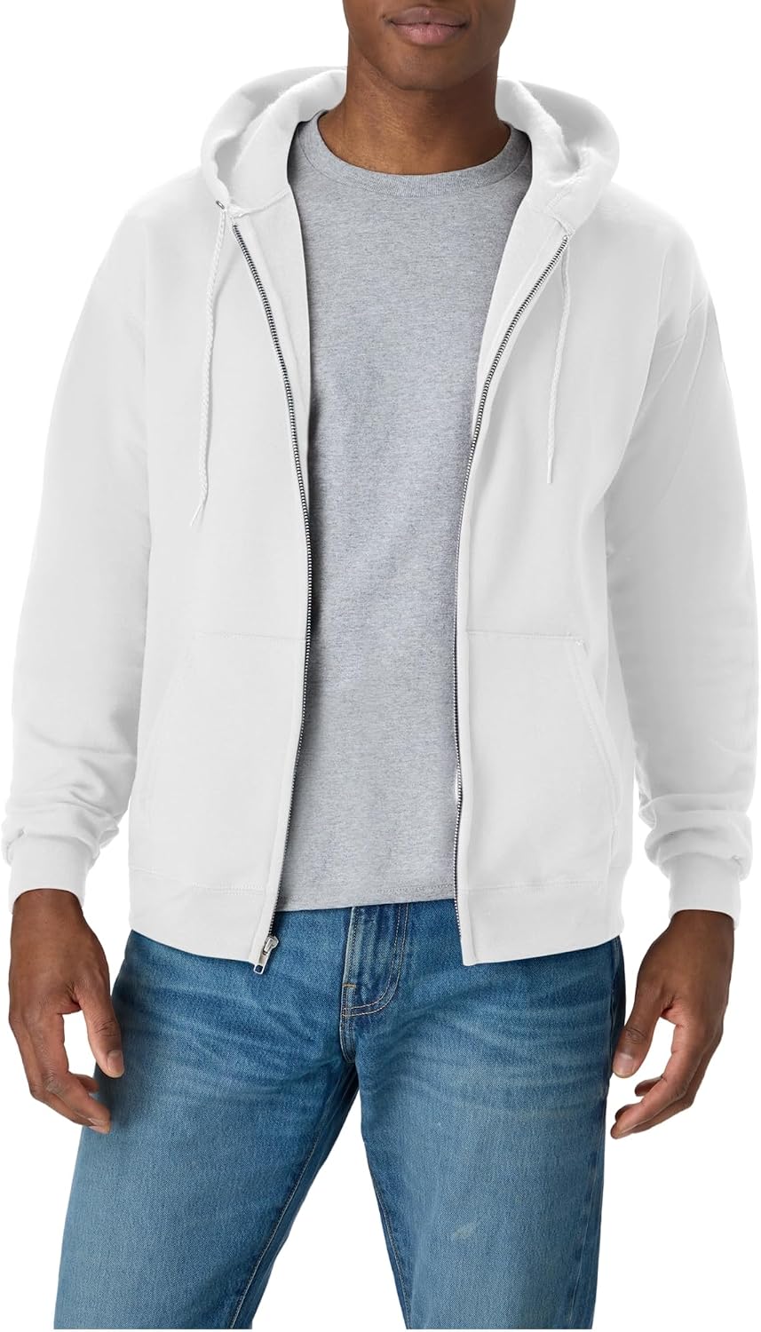 Hanes Men's Zip-up Hoodie, Ecosmart