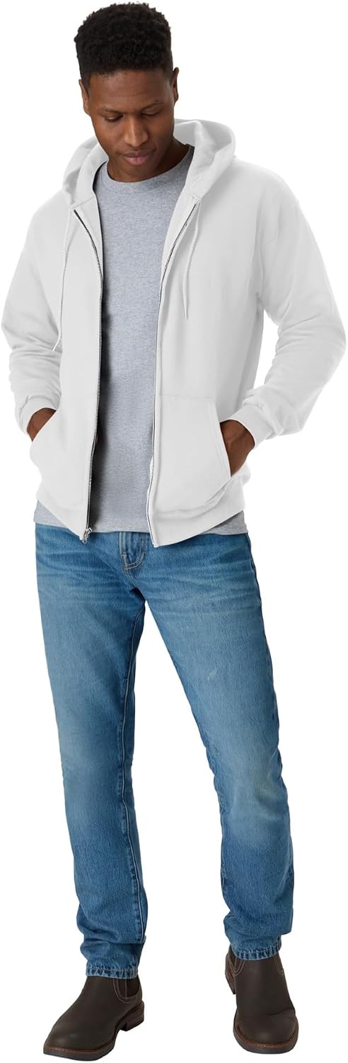 Hanes Men's Zip-up Hoodie, Ecosmart