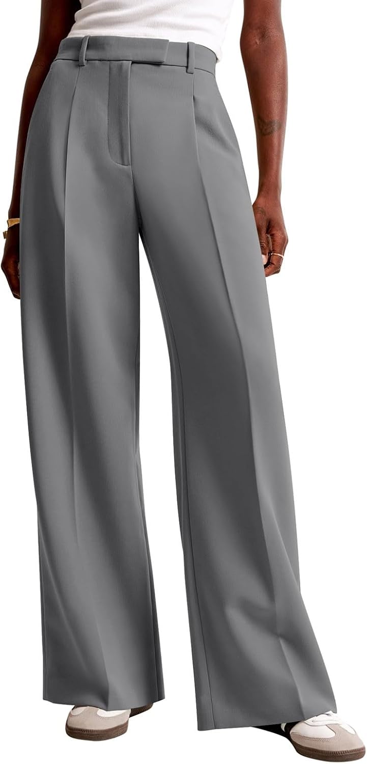NIMIN Women Wide Leg Work Pants Dress Trousers