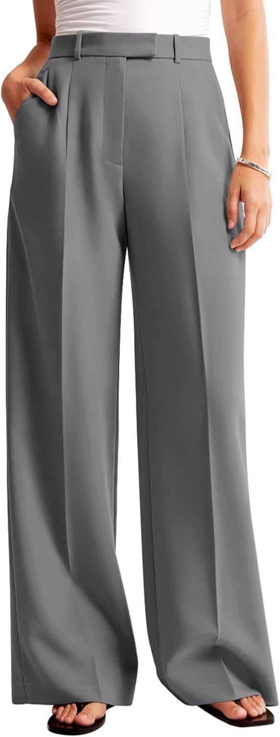 NIMIN Women Wide Leg Work Pants Dress Trousers - Image 2