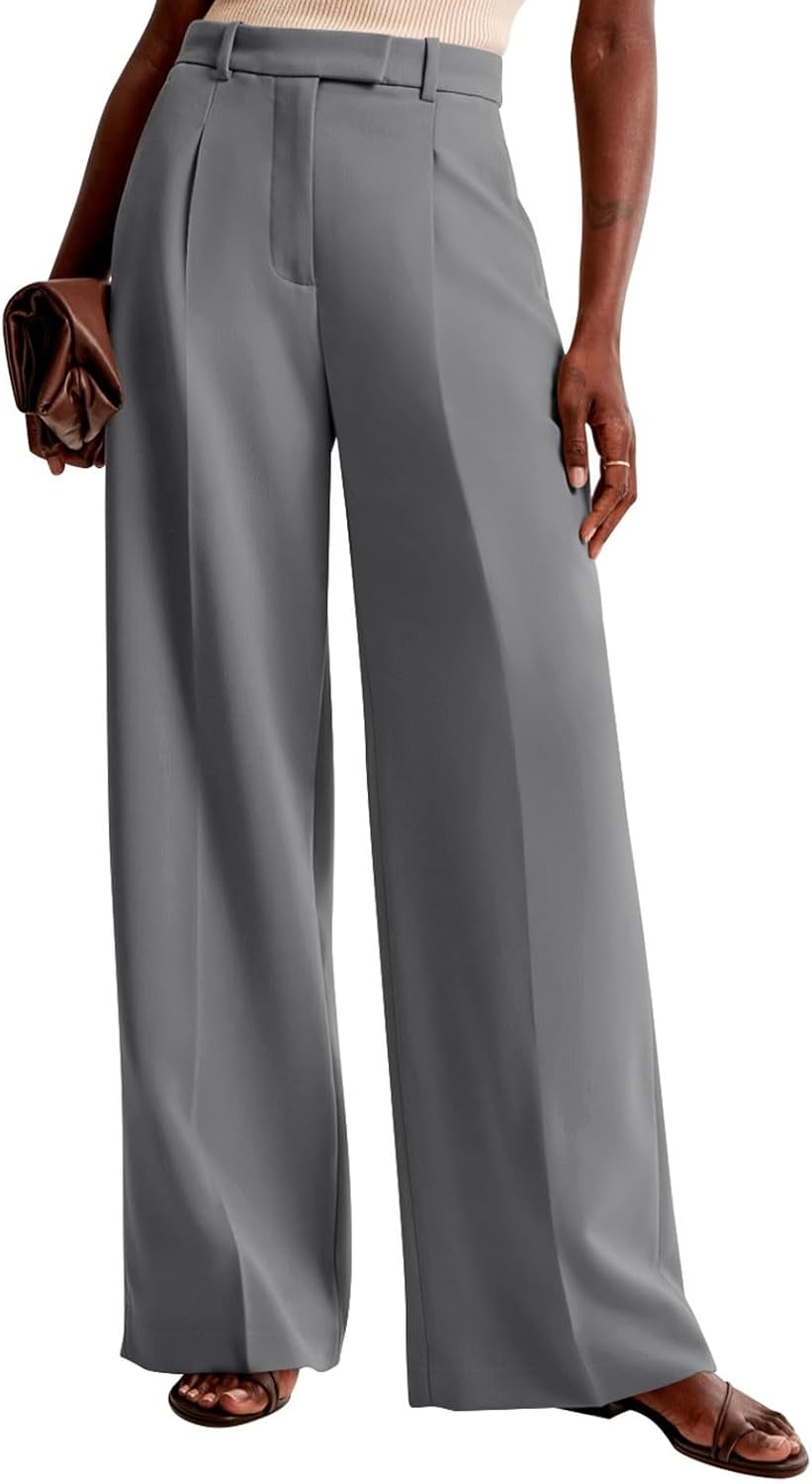 NIMIN Women Wide Leg Work Pants Dress Trousers - Image 3