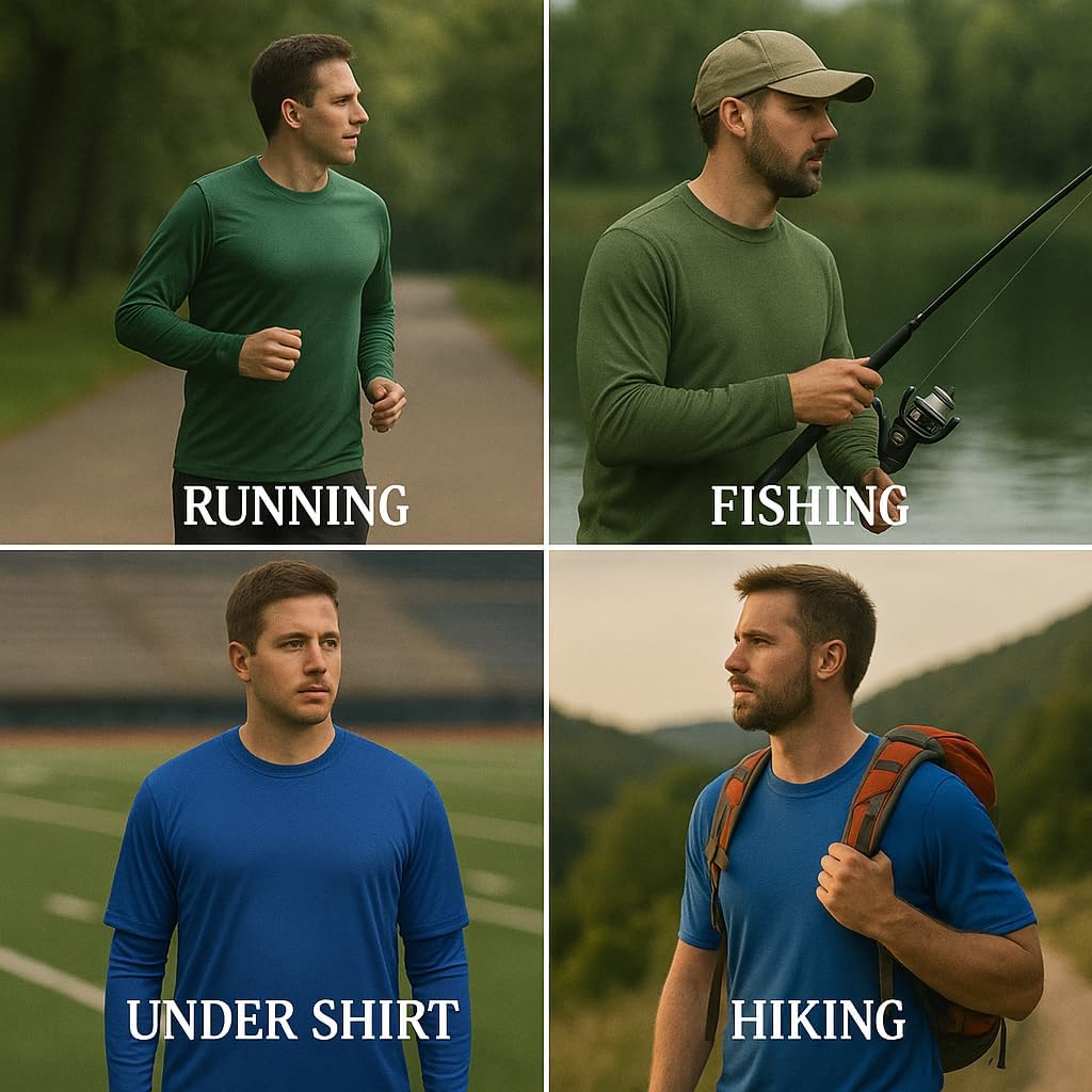Men's Long Sleeve Moisture Wicking