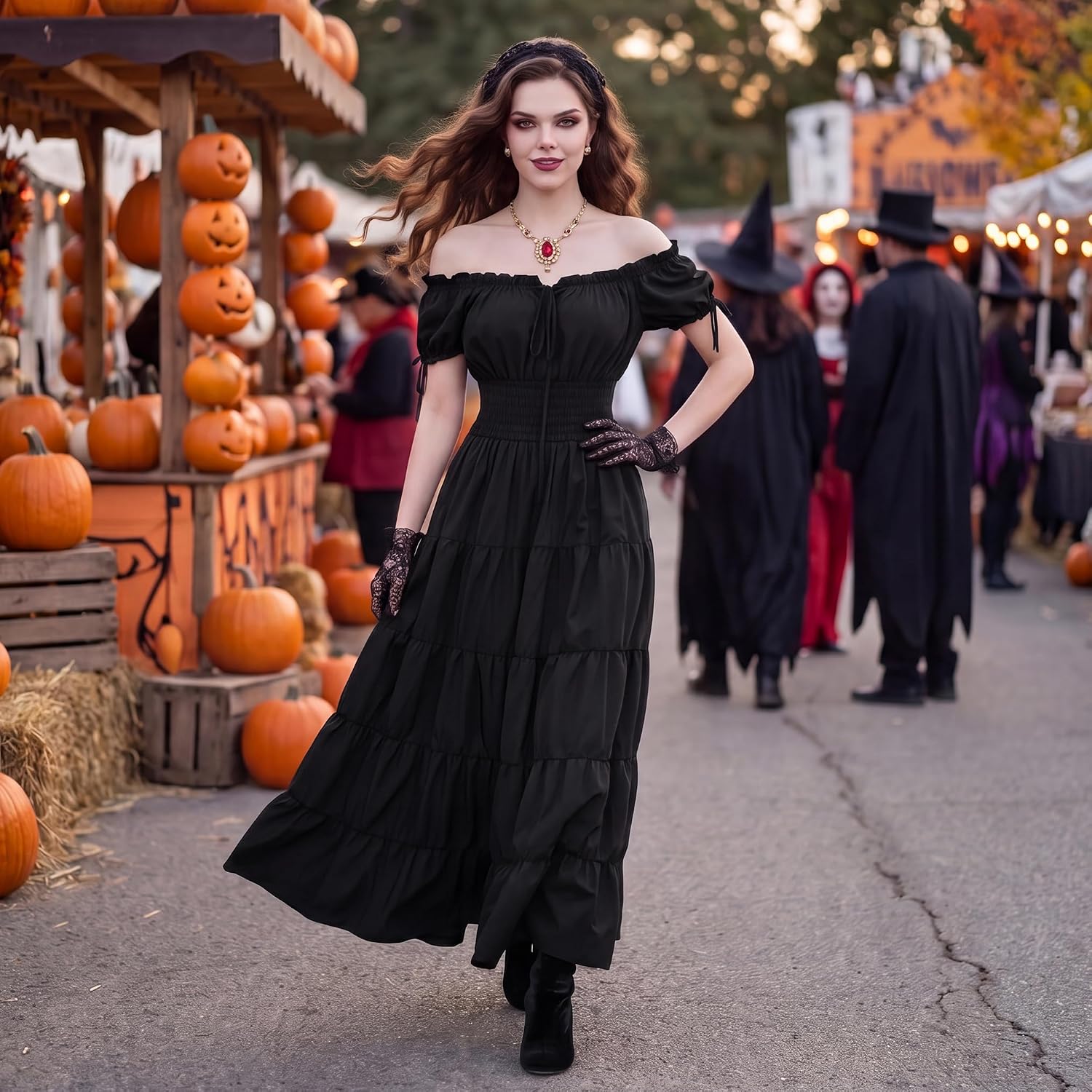 Zhitunemi Renaissance Costume Women Dress: