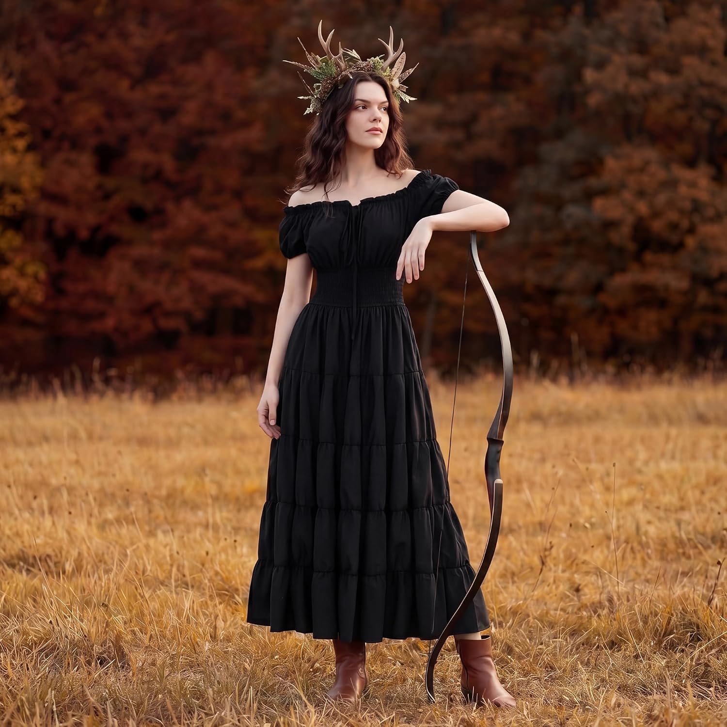 Zhitunemi Renaissance Costume Women Dress: