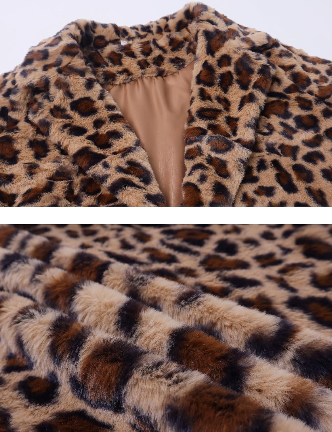 Women's Faux Fur Jackets Leopard