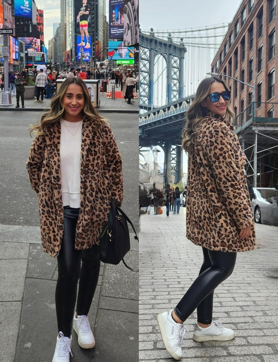 Women's Faux Fur Jackets Leopard