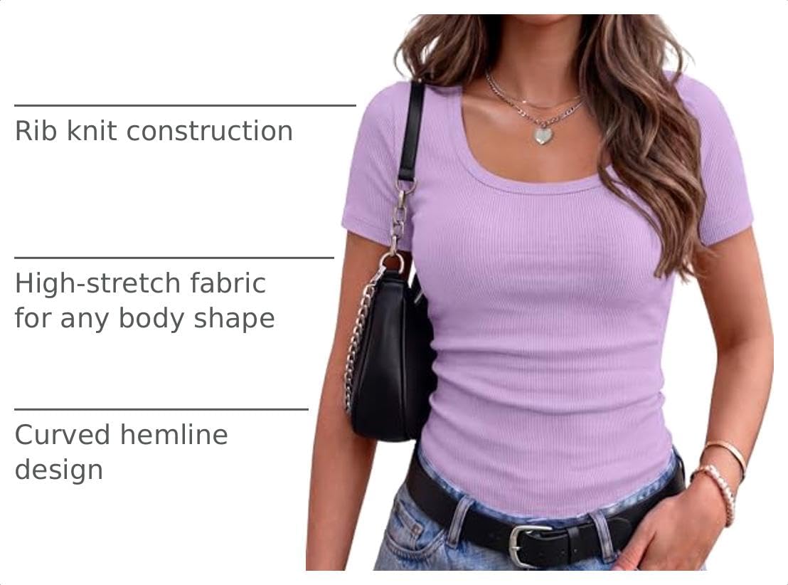 Zeagoo Womens Tops Short Sleeve