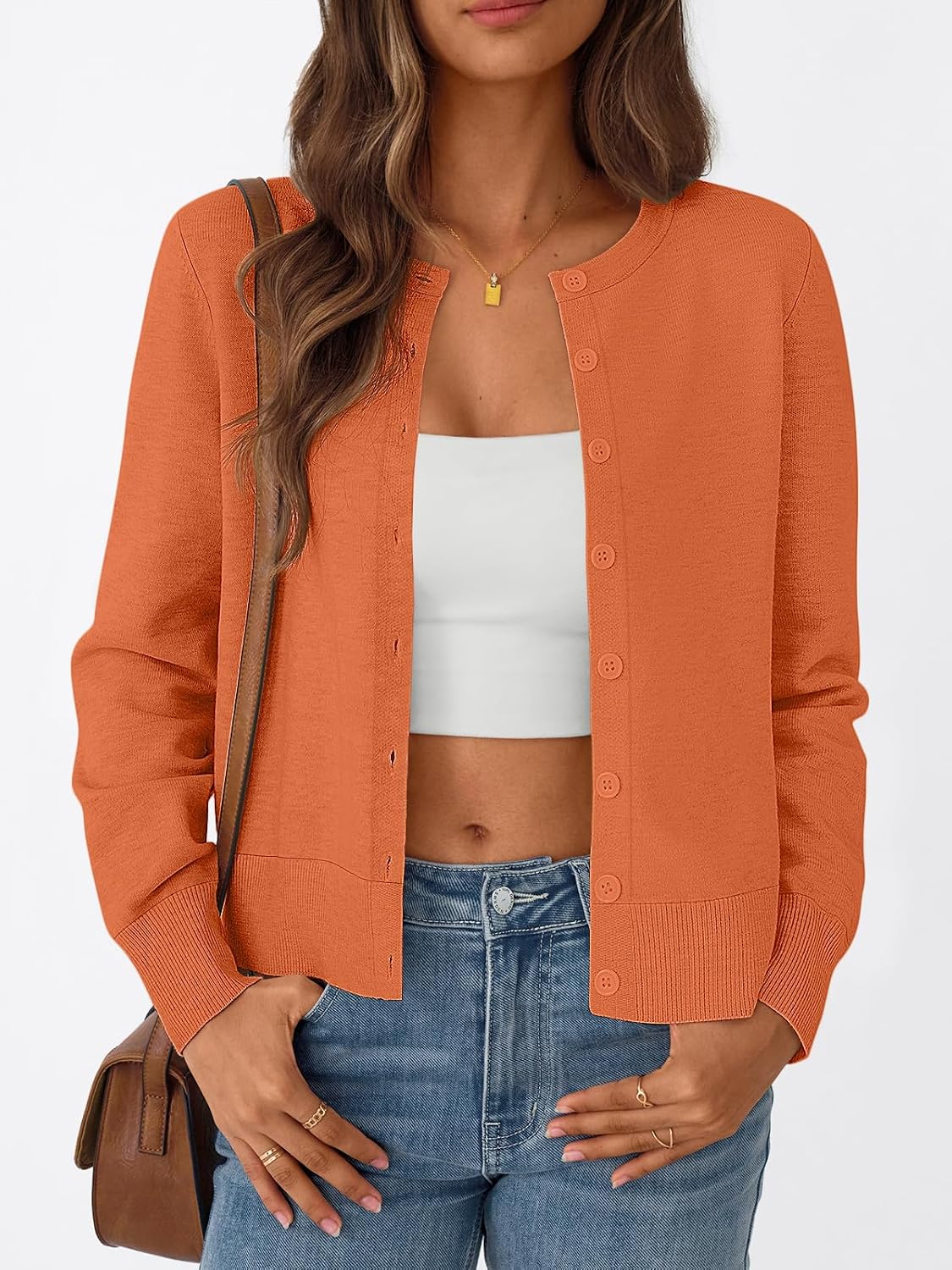 Trendy Queen Women's Lightweight Knit Cardigan - Image 2
