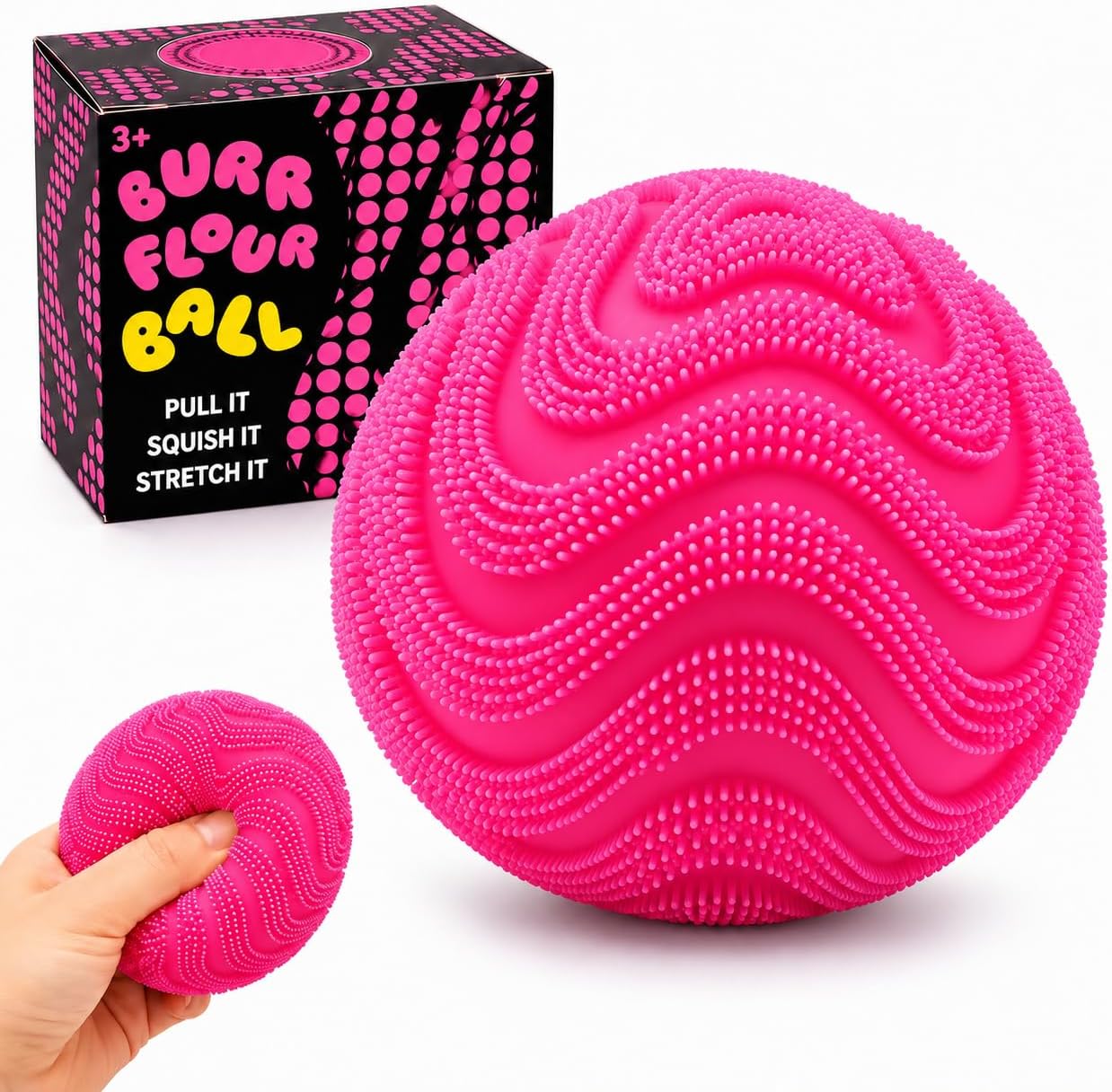 Fuzz Ball Squishy Stress Ball,Soft