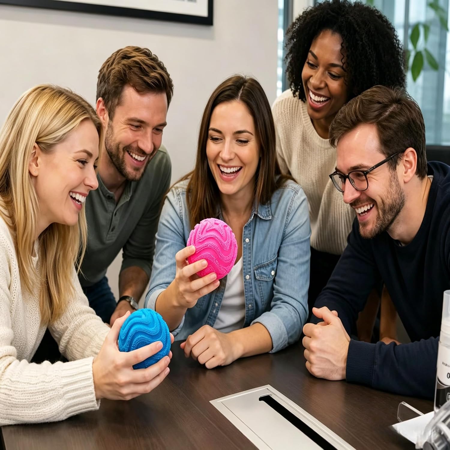 Fuzz Ball Squishy Stress Ball,Soft