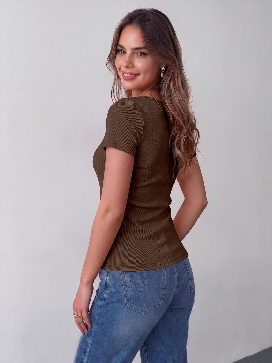 Zeagoo Womens Tops Short Sleeve