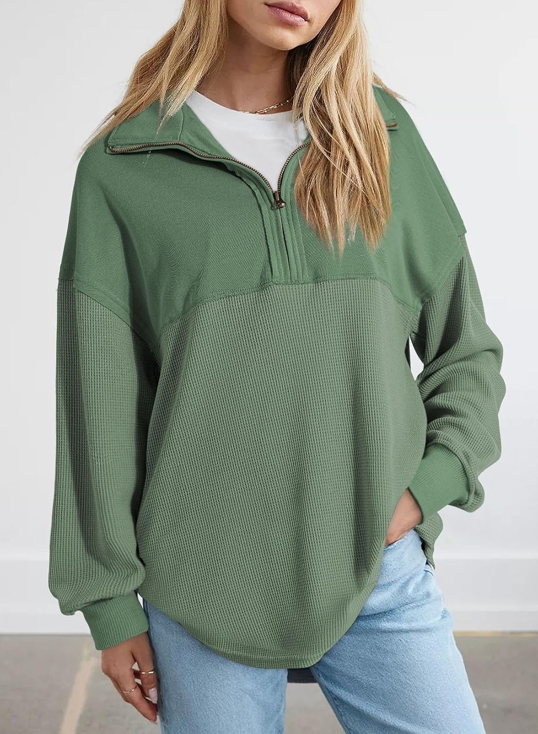 SHEWIN Women Fall Sweatshirt Casual